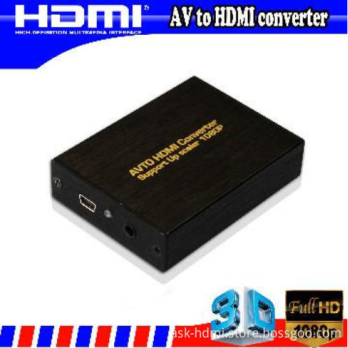 AV in HDMI out converer box